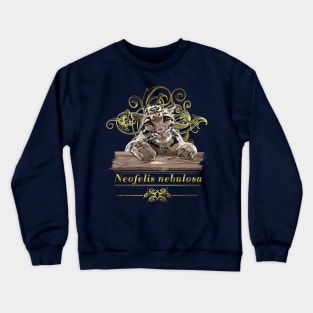 clouded leopard Crewneck Sweatshirt